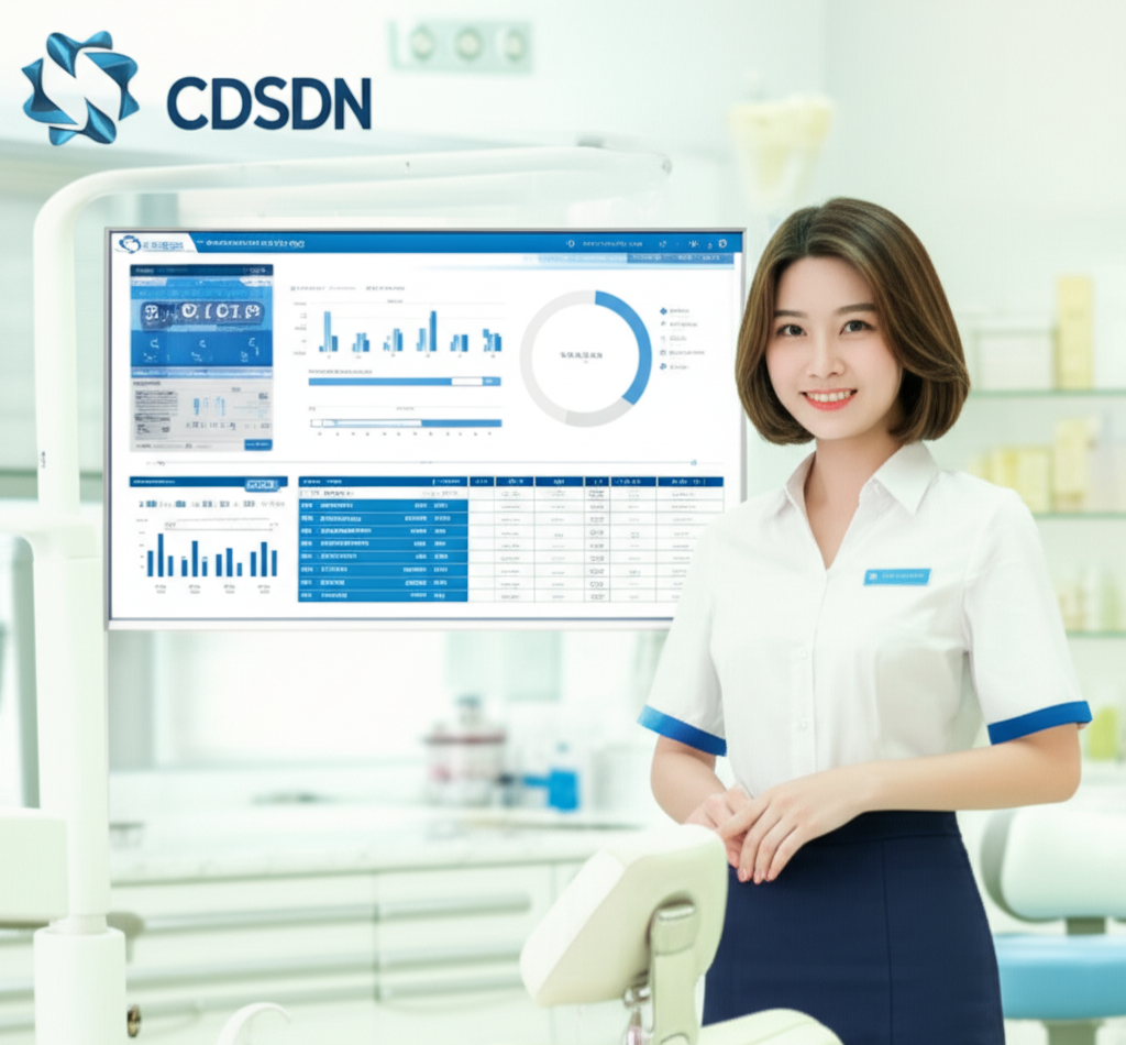 Dashboard phần mềm quản lý Nha Khoa